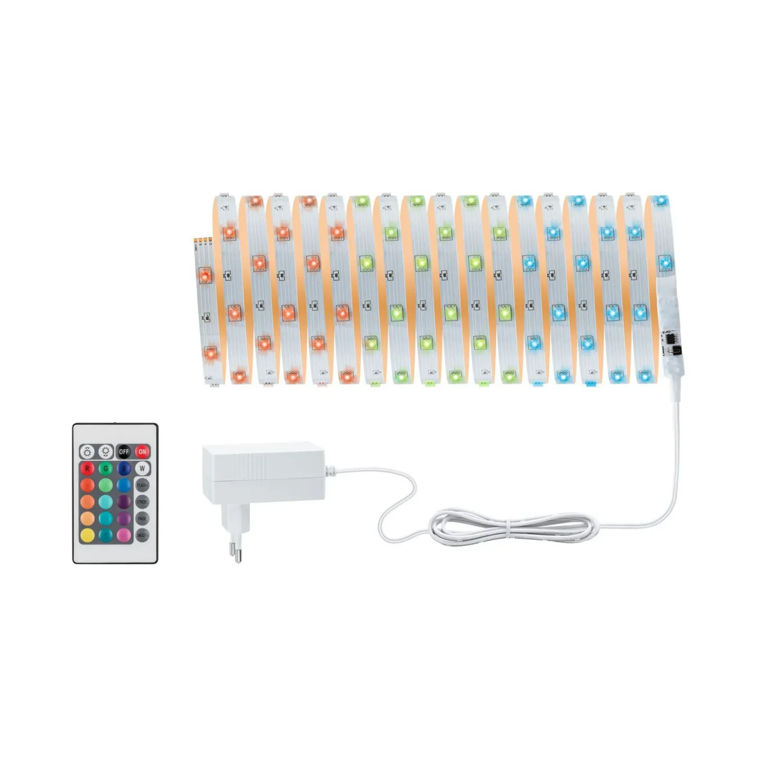 Paulmann tira LED TIP, 10 m, blanco, plástico, RGB
