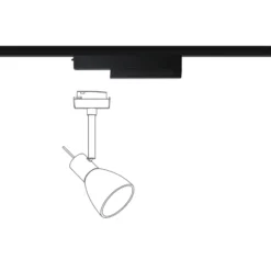Paulmann URail adaptador de riel, ZigBee, negro