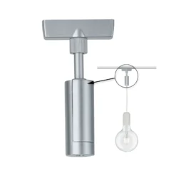 Paulmann URail adaptador universal 50W cromo