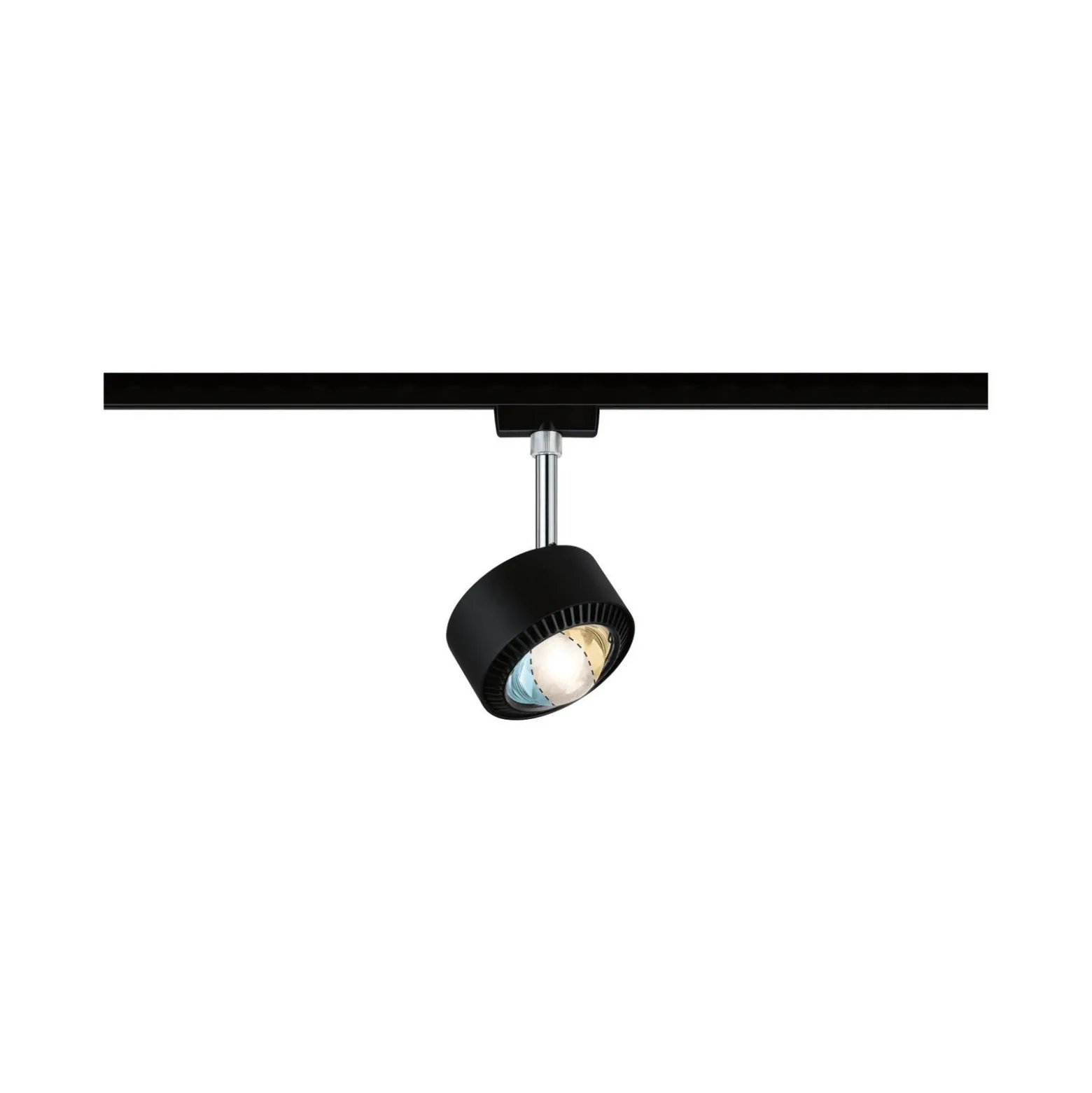 Paulmann URail Aldan foco LED, negro mate, metal, CCT