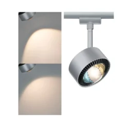 Paulmann URail Aldan foco LED, cromo mate, metal, CCT