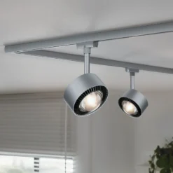 Paulmann URail Aldan foco LED, cromo mate, metal, CCT