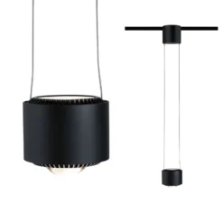 Paulmann URail Aldan péndulo LED, negro