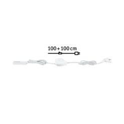 Paulmann URail Alimentación con interruptor, 200 cm, blanco señal