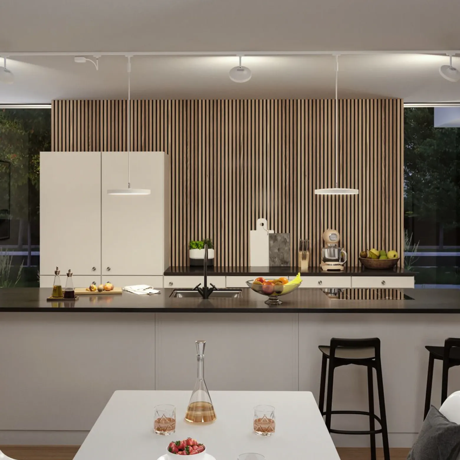 Paulmann URail Alimentación de cable ZigBee 1 m, blanco señal