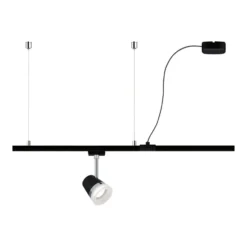 Paulmann URail alimentador de cable, negro mate, 2 m