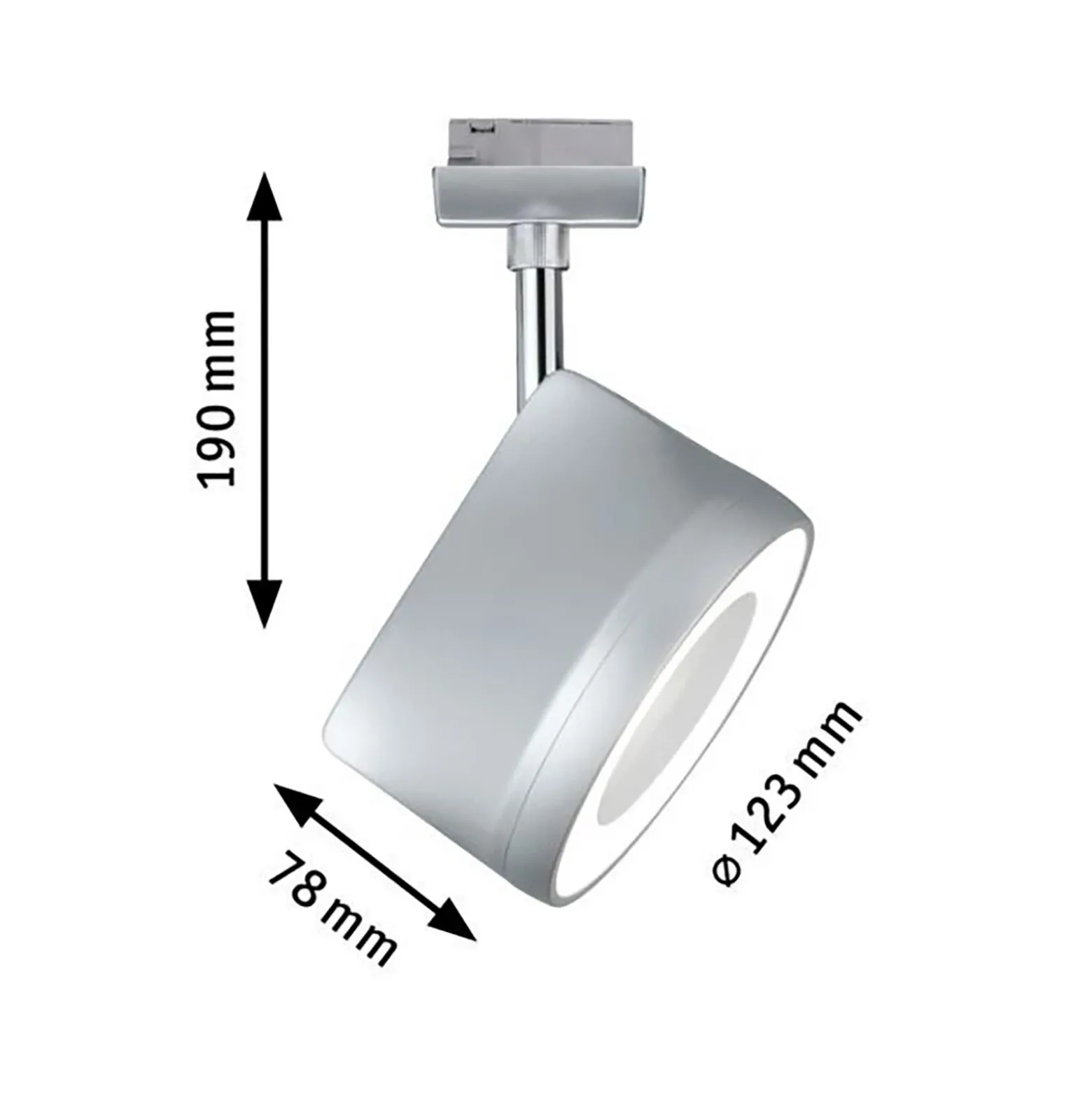 Paulmann URail arena foco LED dim cromo 4.000K