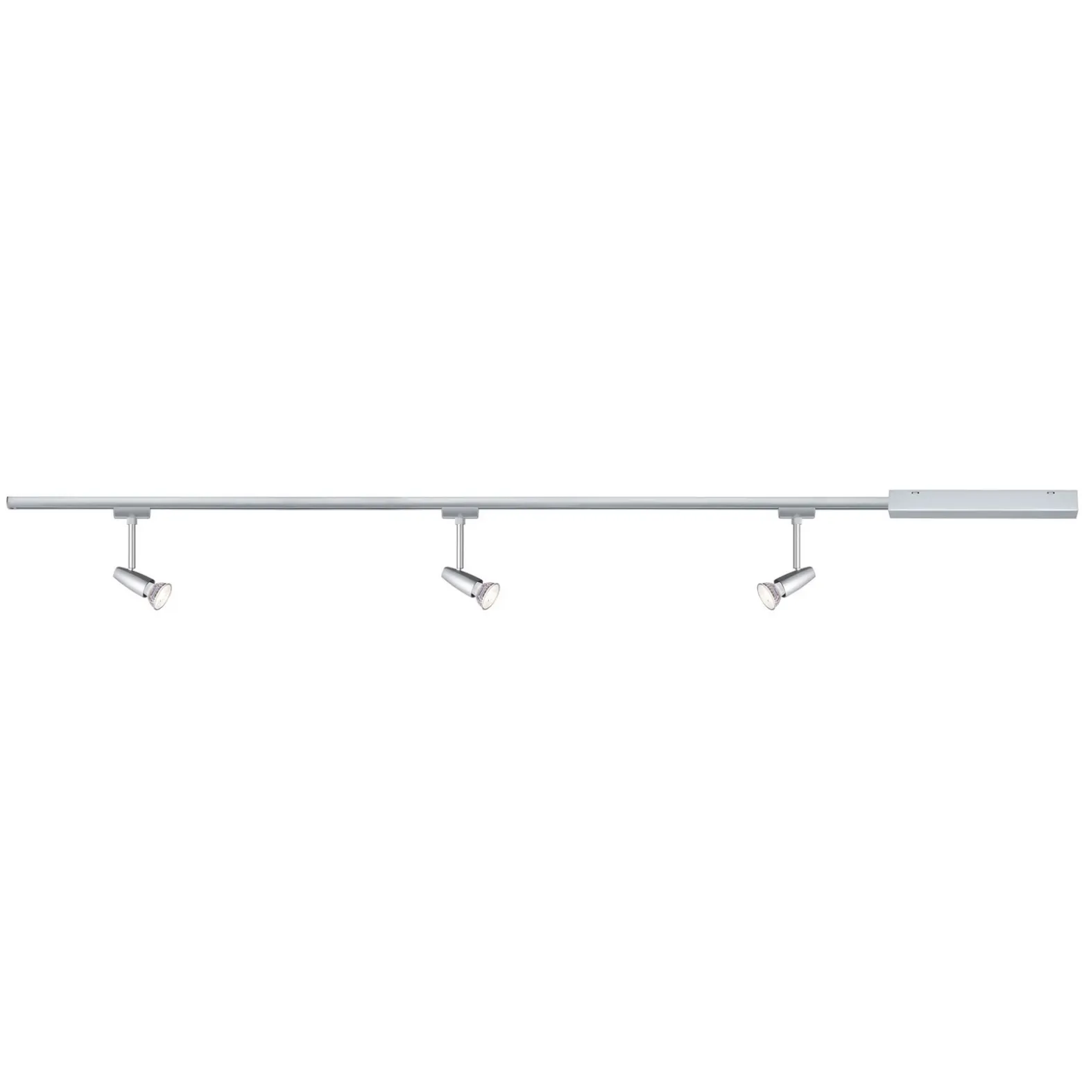 Paulmann URail Barelli set básico 3 focos, cromo
