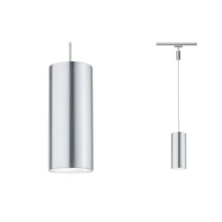 Paulmann URail Barrel péndulo LED, cromo mate