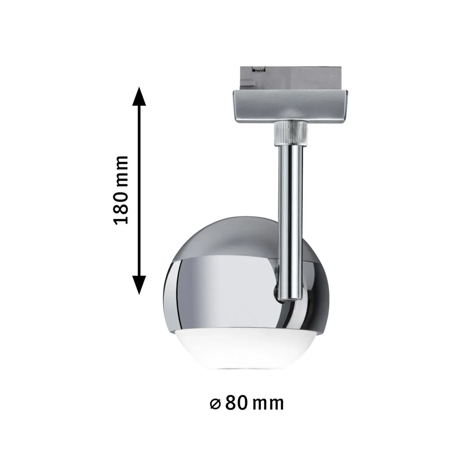 Paulmann URail Capsule II foco LED, cromo mate