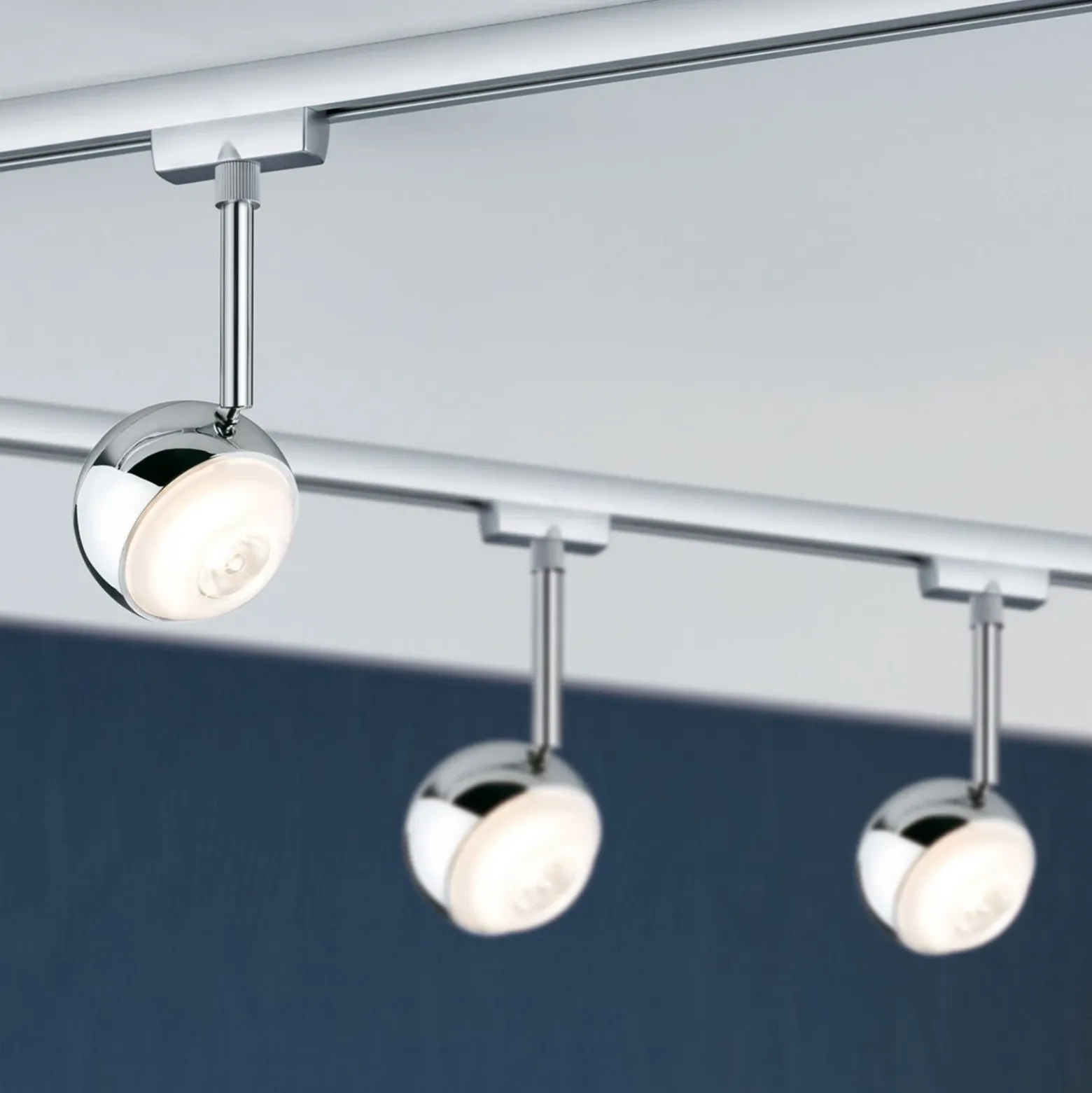 Paulmann URail Capsule II foco LED, cromo mate