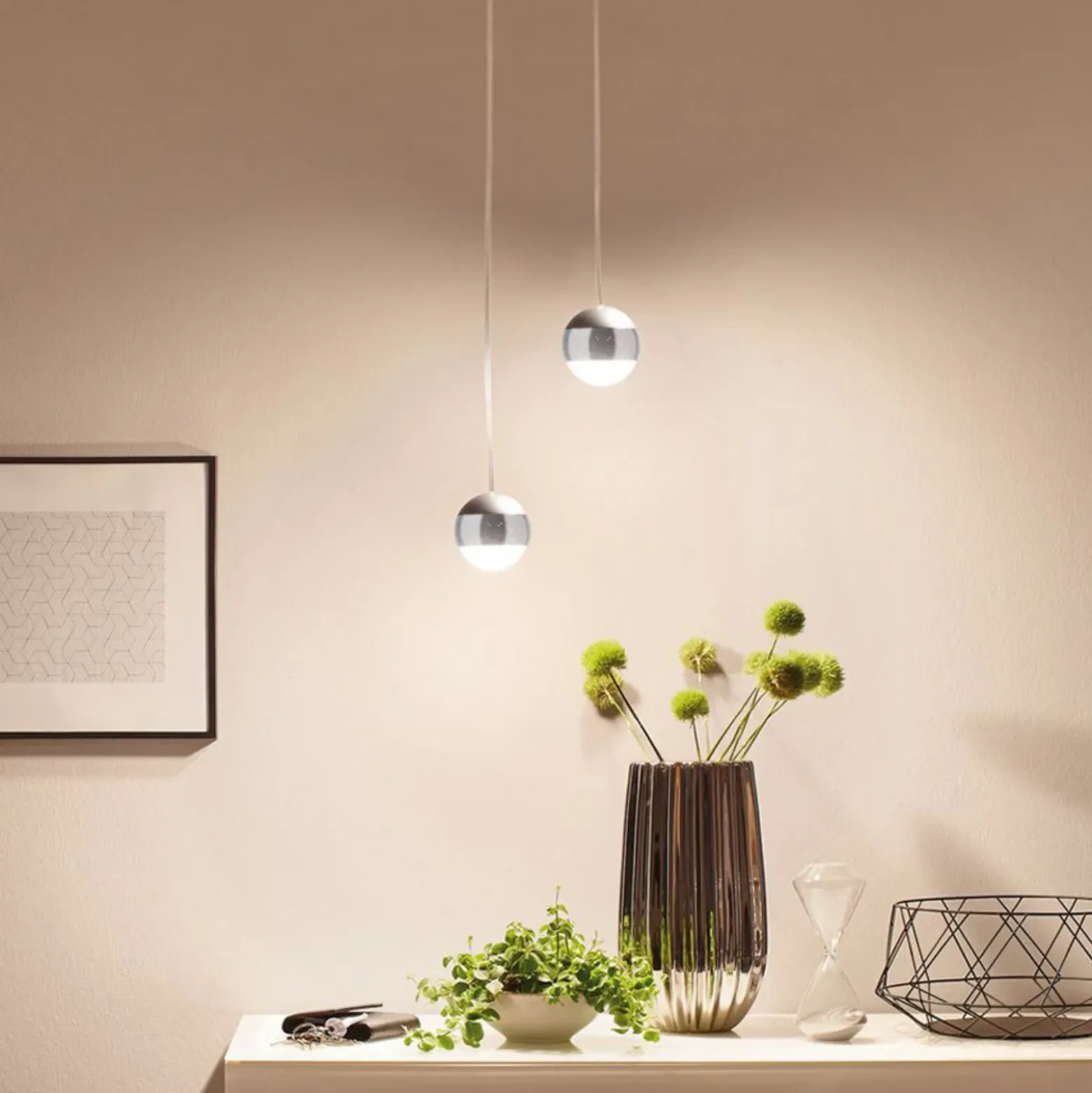 Paulmann URail Capsule II péndulo LED en cromo