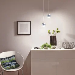 Paulmann URail Capsule II péndulo 4.000K cromo