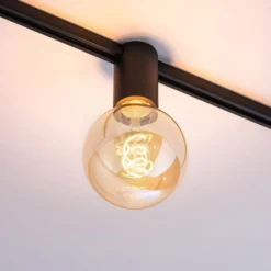 Paulmann URail Ceiling Socket E27, negro