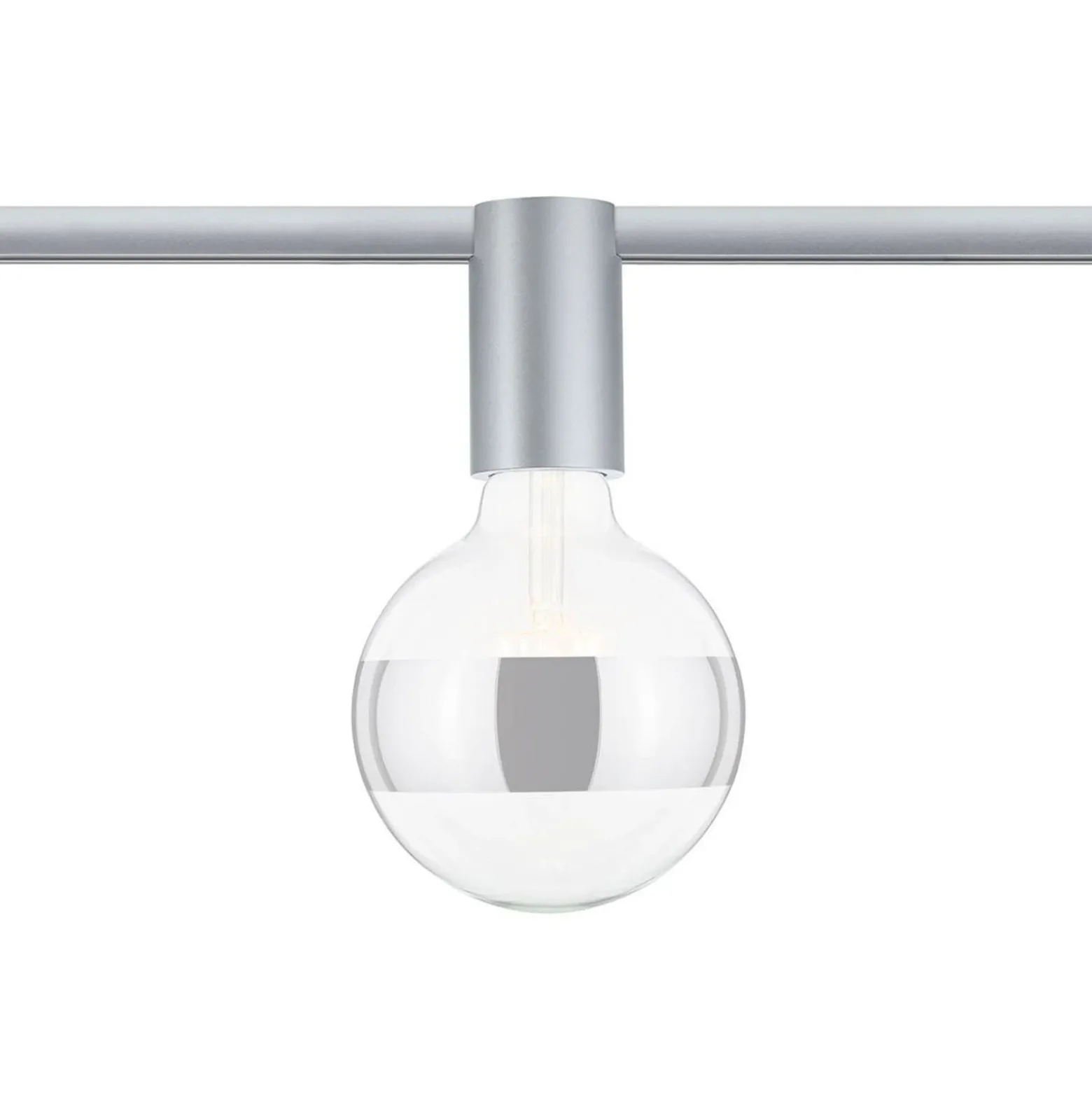 Paulmann URail Ceiling Socket E27, cromo mate