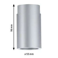 Paulmann URail Ceiling Socket E27, cromo mate