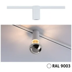 Paulmann URail Ceiling Socket E27, blanco señal