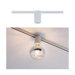 Paulmann URail Ceiling Socket E27, blanco