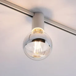 Paulmann URail Ceiling Socket E27, blanco