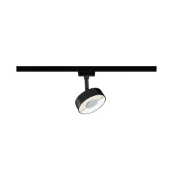 Paulmann URail Circle foco white switch negro