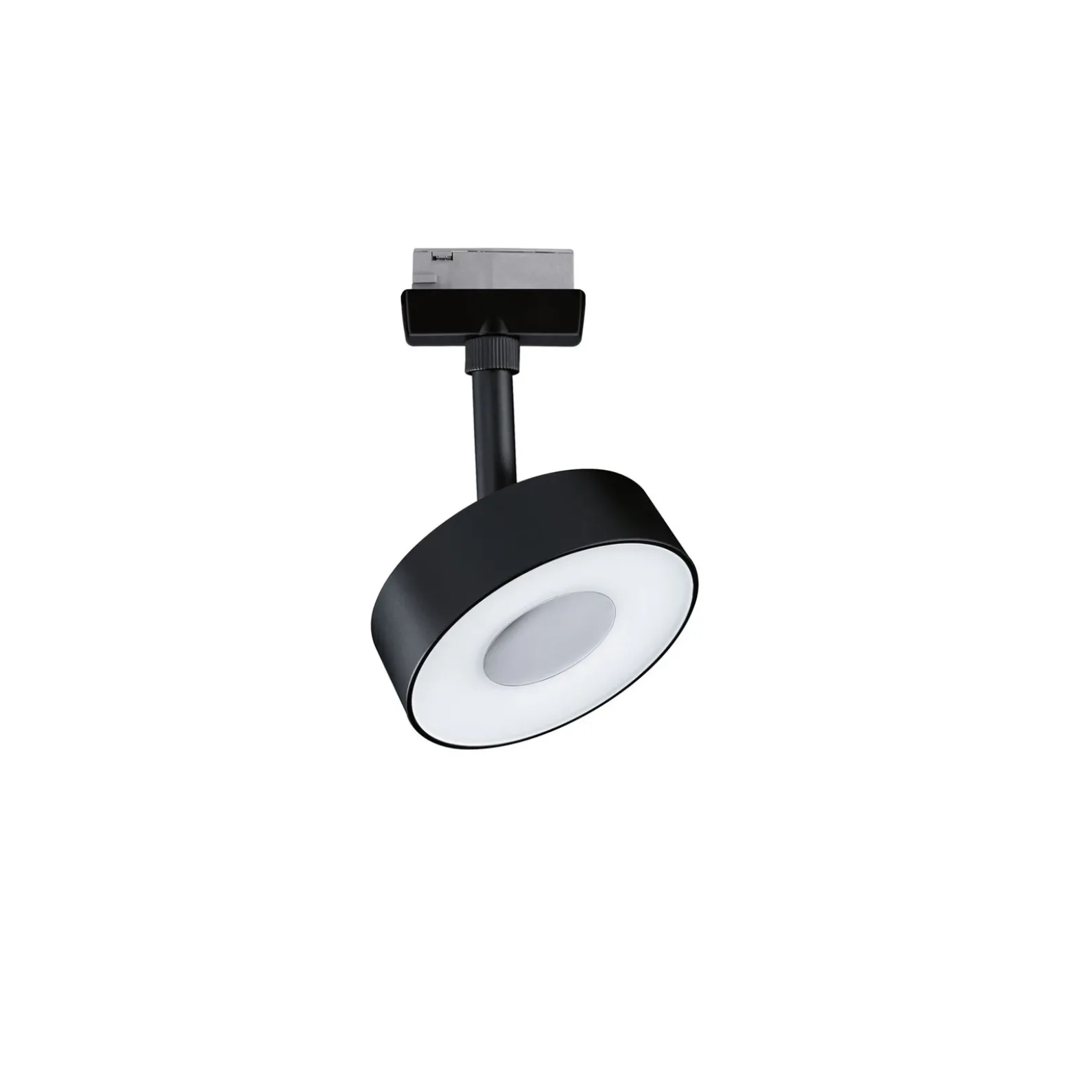 Paulmann URail Circle foco white switch negro
