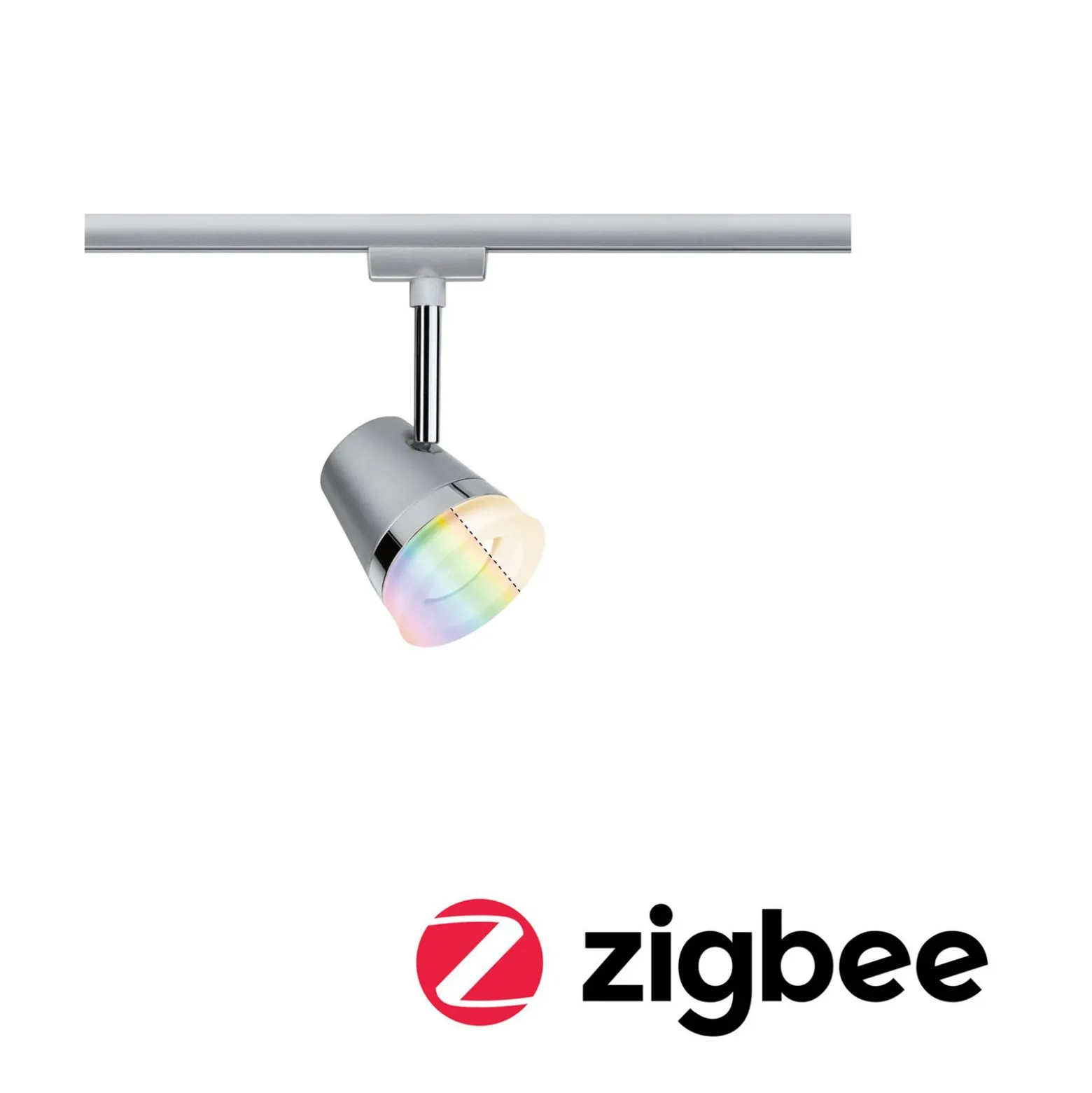 Paulmann URail Cone foco RGBW cromo mate ZigBee