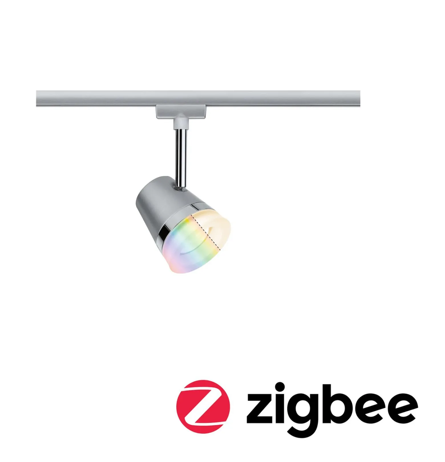 Paulmann URail Cone foco RGBW cromo mate ZigBee