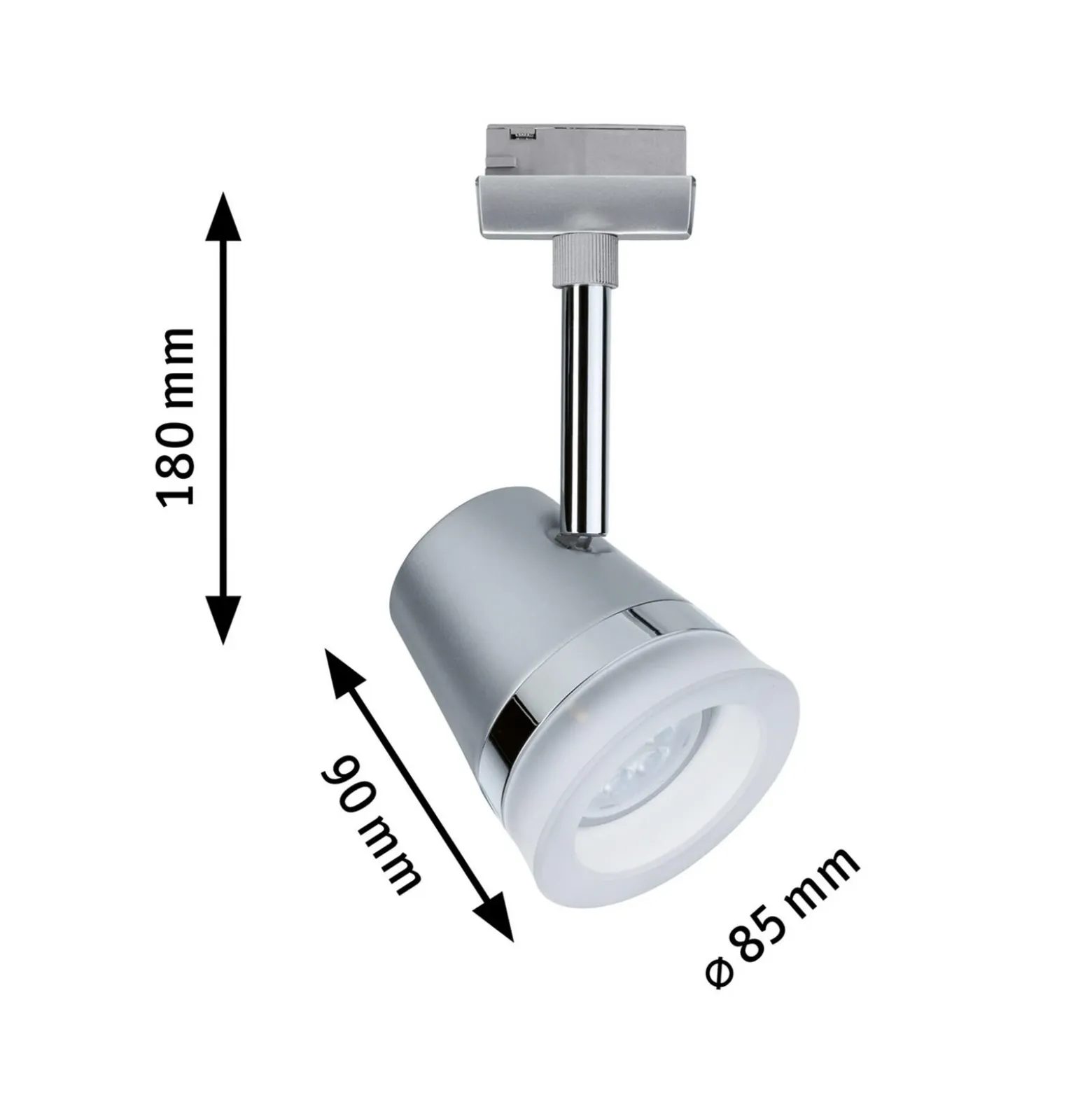 Paulmann URail Cone foco RGBW cromo mate ZigBee