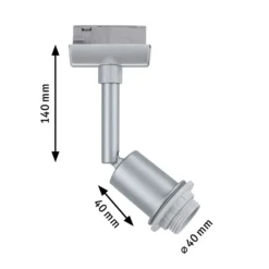 Paulmann URail DecoSystems foco E14 cromo mate