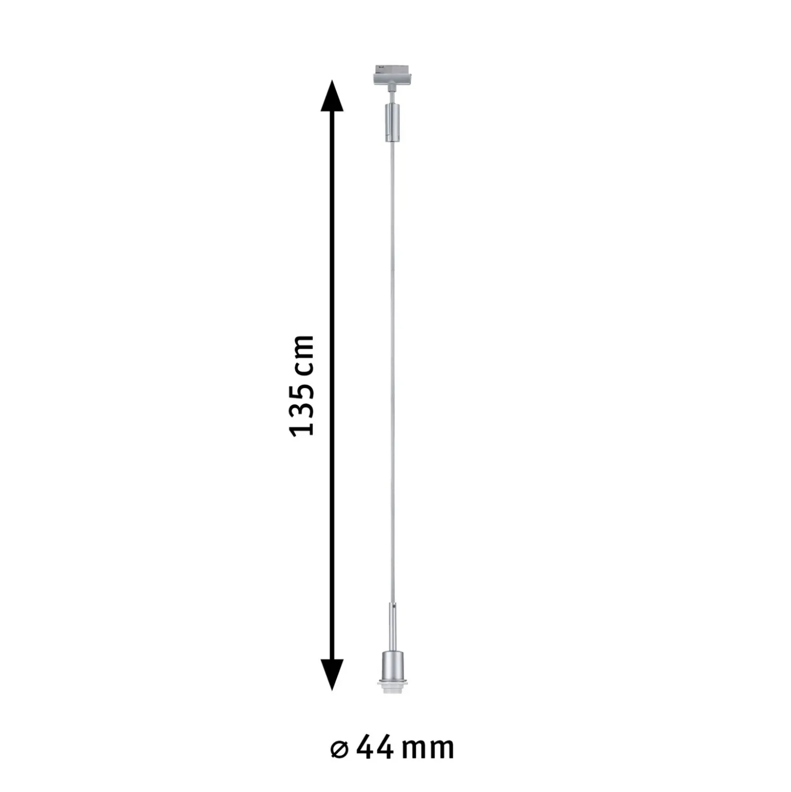 Paulmann URail DecoSystems péndulo E14 cromo mate