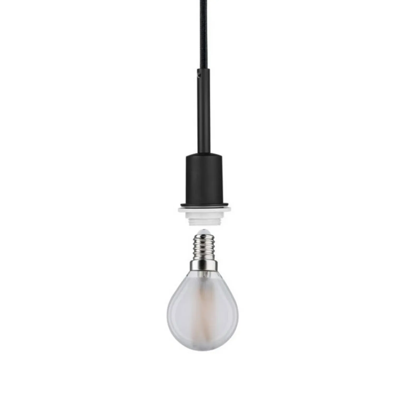 Paulmann URail DecoSystems péndulo E14 negro mate