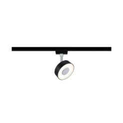 Paulmann URail foco Circle negro atenuable 2.700 K