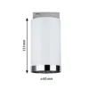 Paulmann URail foco de riel Tube, blanco señal, metal, GU10