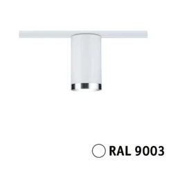 Paulmann URail foco de riel Tube, blanco señal, metal, GU10