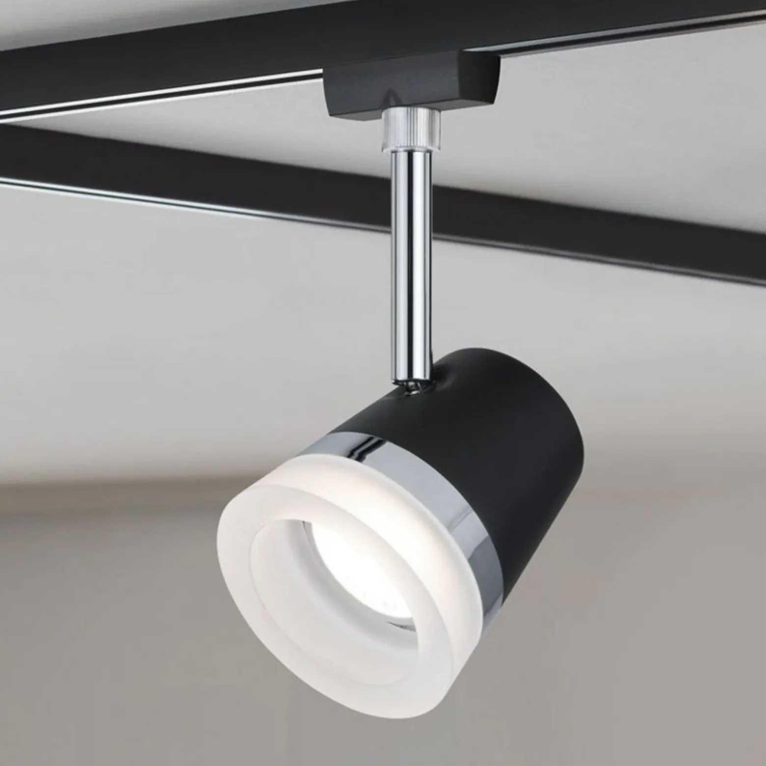 Paulmann URail foco GU10 Cone negro, atenuable