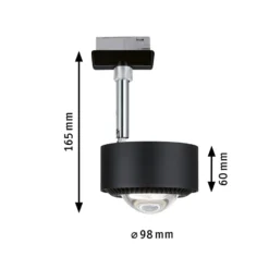 Paulmann URail foco LED Aldan negro