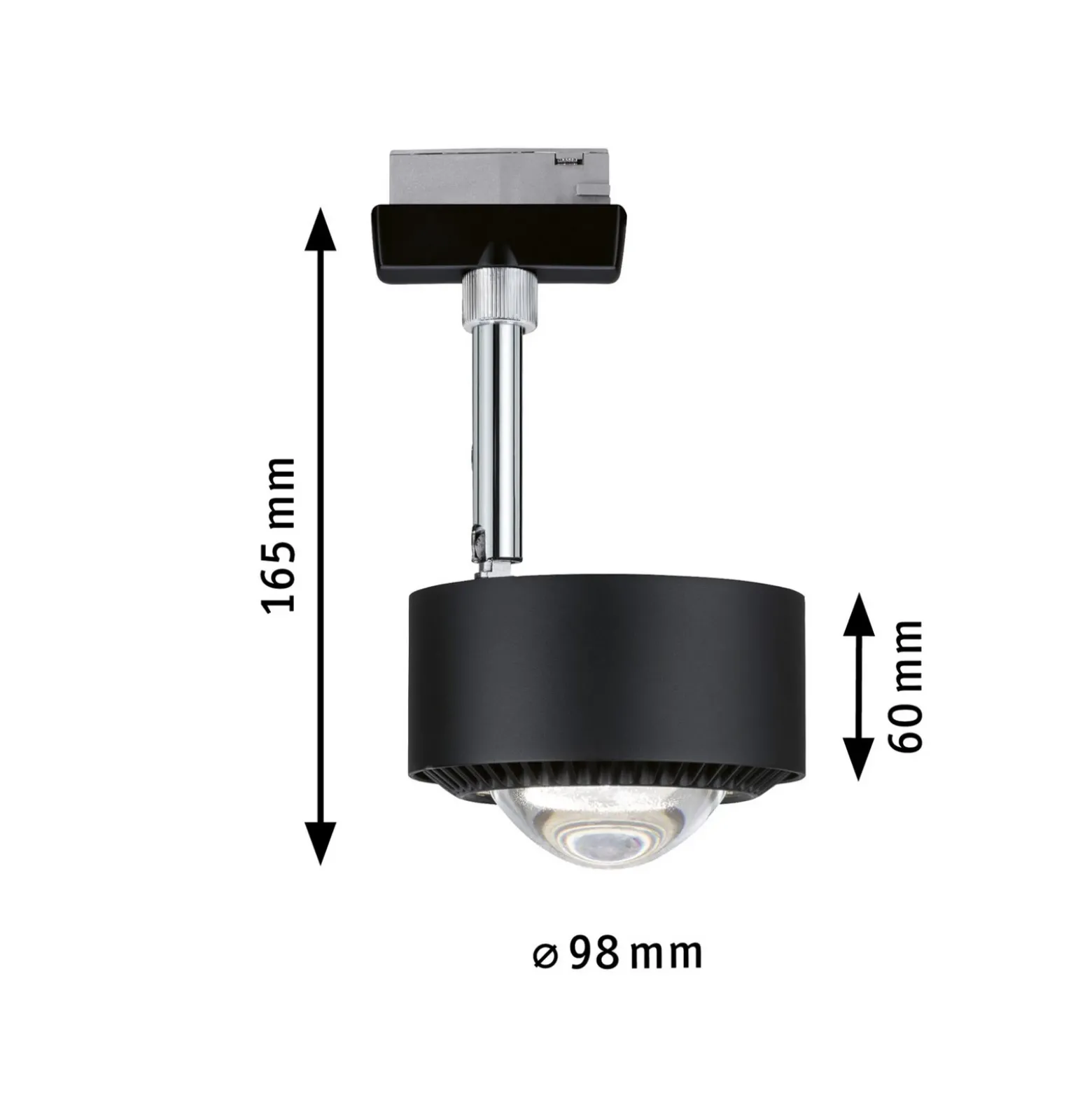 Paulmann URail foco LED Aldan negro