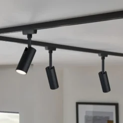 Paulmann URail foco LED Tubo negro 3.000 K
