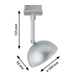 Paulmann URail Hemi foco LED 3.000K cromo