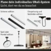 Paulmann URail Hildor foco LED negro 4.000K