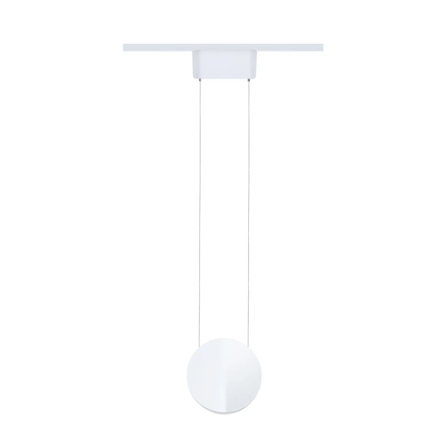 Paulmann URail LED colgante Alejandro, blanco señal, 3000K, atenuable.