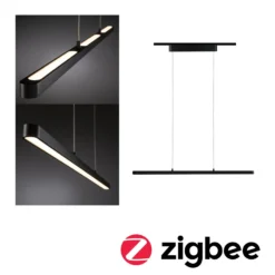 Paulmann URail Lento péndulo LED ZigBee CCT negro