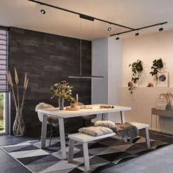 Paulmann URail Lento péndulo LED ZigBee CCT negro