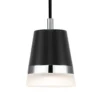 Paulmann URail lámpara colgante Cone, negro mate, GU10