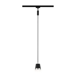 Paulmann URail lámpara colgante Cone, negro mate, GU10