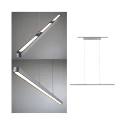 Paulmann URail péndulo LED Lento, cromo mate