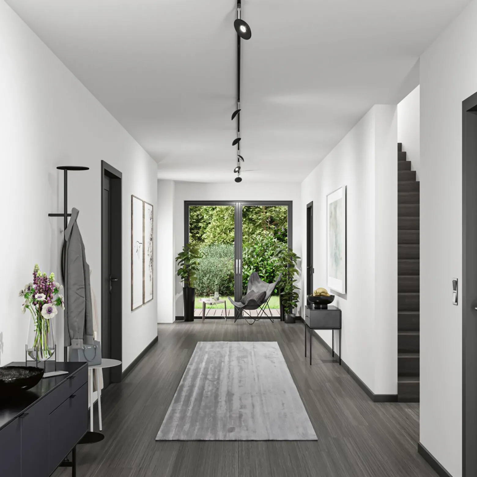 Paulmann URail Sphere foco LED 4.000K negro