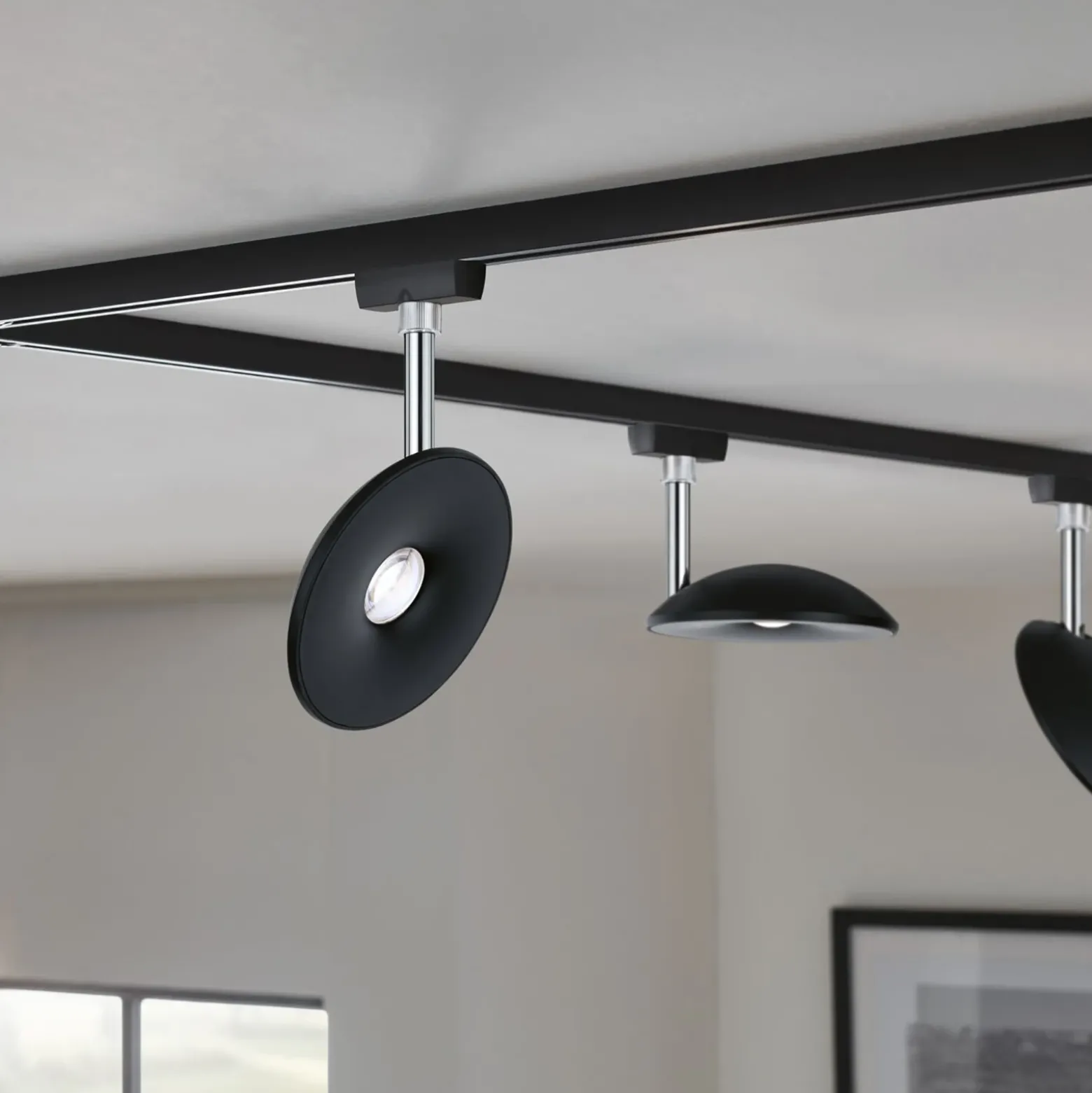 Paulmann URail Sphere foco LED 4.000K negro