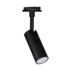 Paulmann URail-Spot Tubo, negro mate, regulador atenuable de 3 niveles, CCT