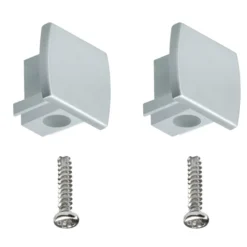 Paulmann URail tapa terminal set de 2 cromo mate